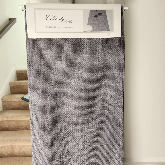 Gray 16"x90" table runner - Picture 2 of 7